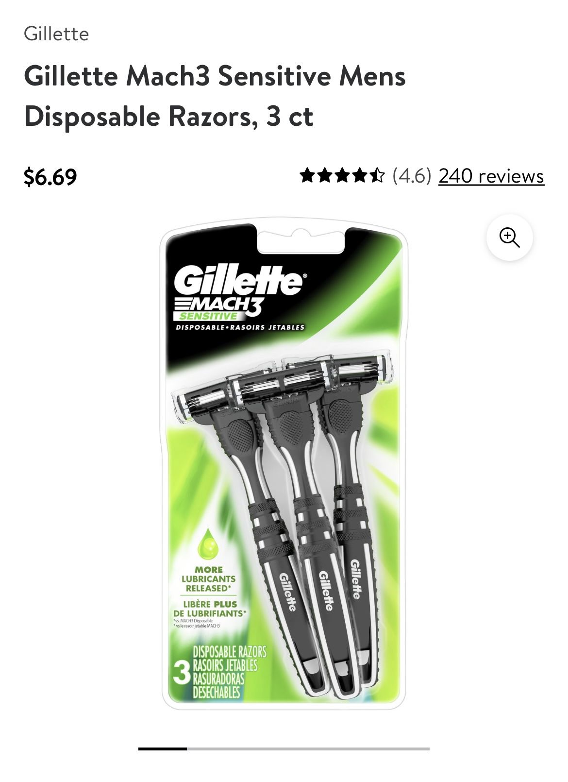 Lot of (7) Schick, Gillette, & Bic Razors
