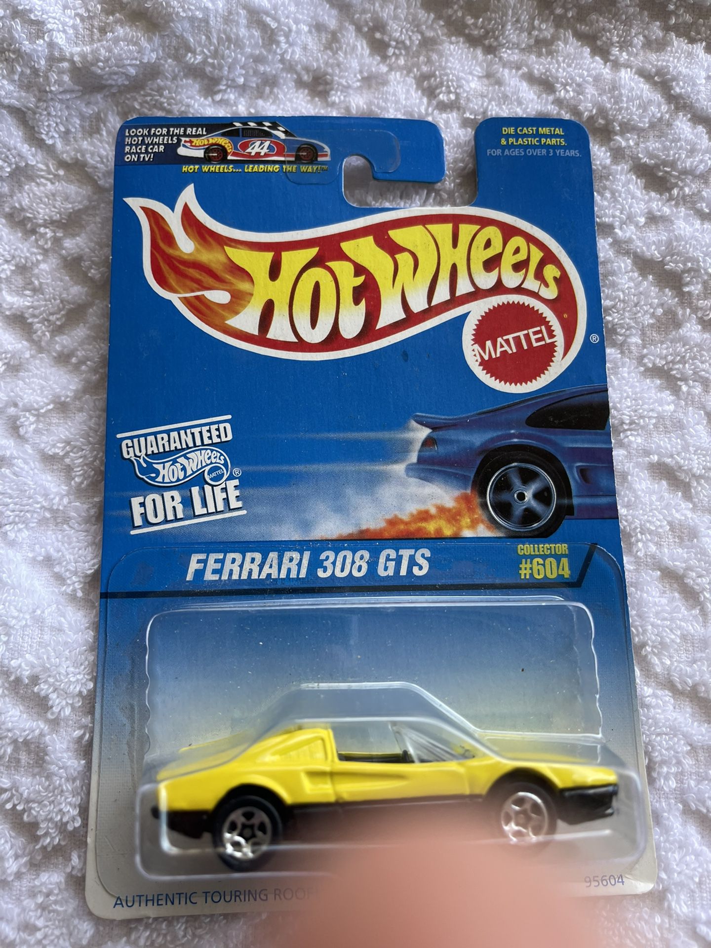 1996 Hot Wheels Ferrari 308 GTS #604 5 Spoke Wheels 1/64 Htf