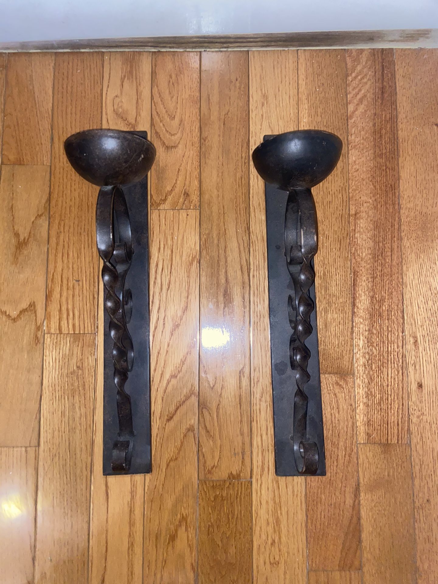Set of Beautiful designed Wall mounts/ candle holder steel