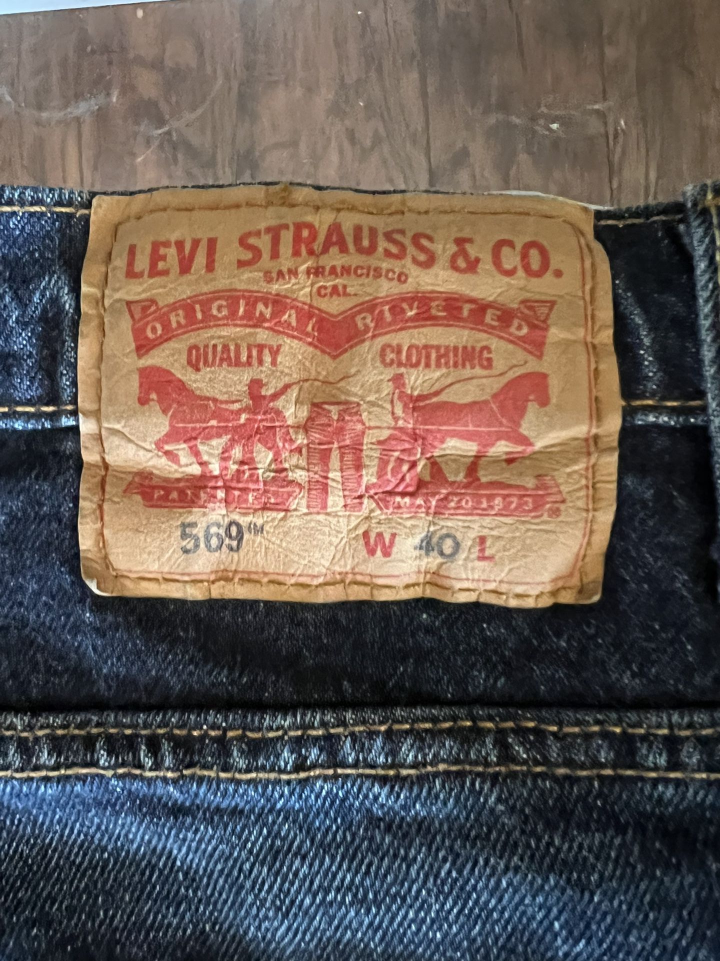 3 Brand New Levi Strauss 569 Loose Straight Shorts