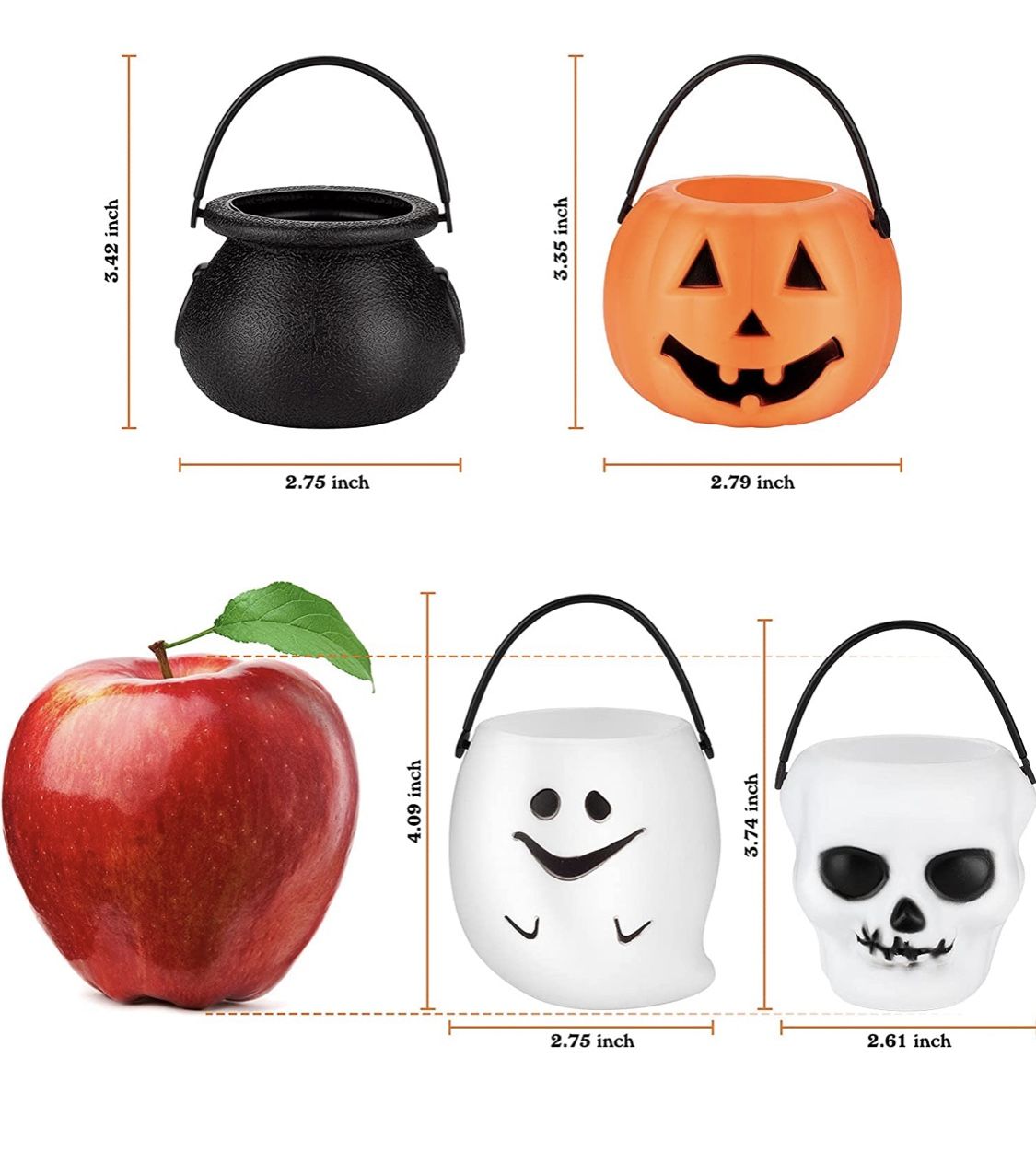 Mini Halloween Candy Buckets