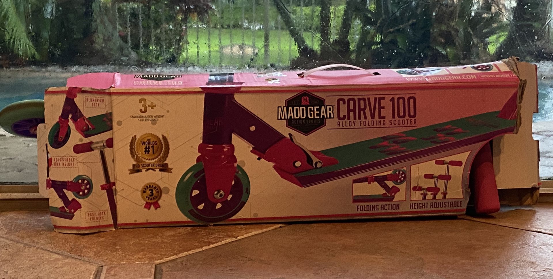 MADD gear carve 100 allow folding scooter