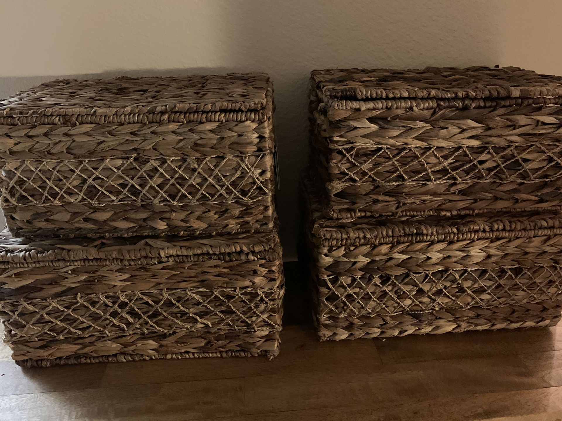 Tommy Bahama Wicker Baskets Storage Containers TJ Maxx for Sale in Austin, TX OfferUp