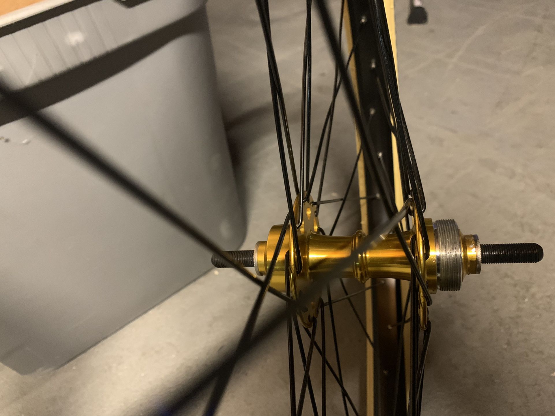 26” BMX Wheelset Gold Hubs SE Racing