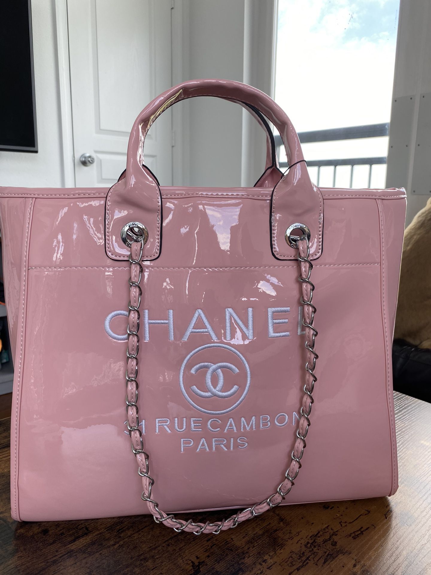 Pink Tote Bag 