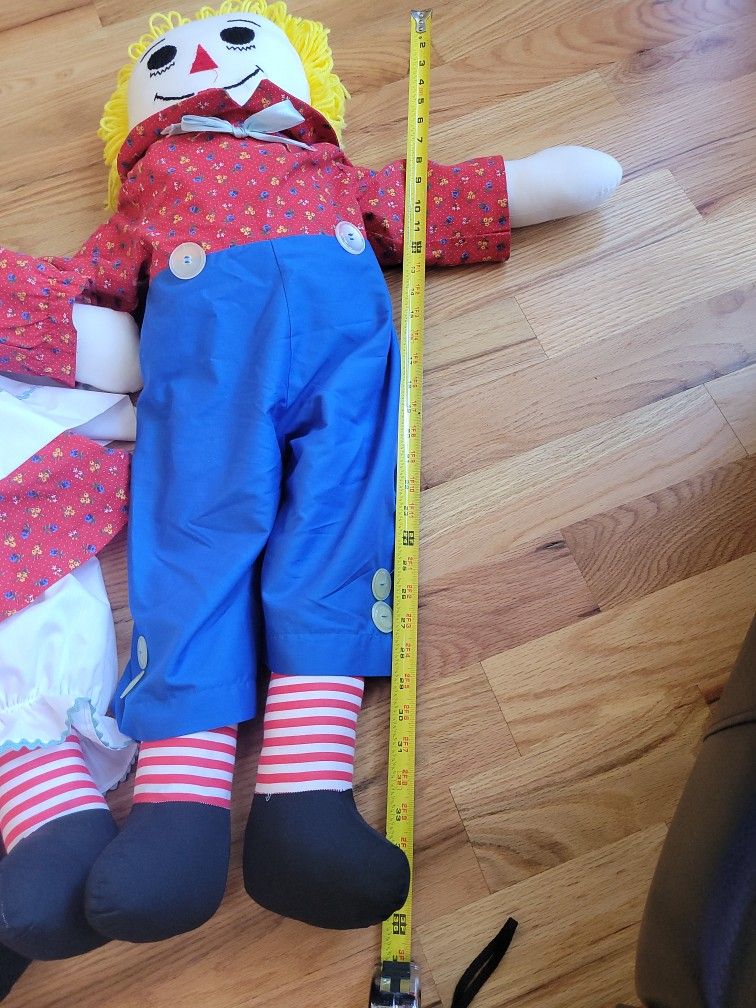 36" Raggedy Anne & Andy