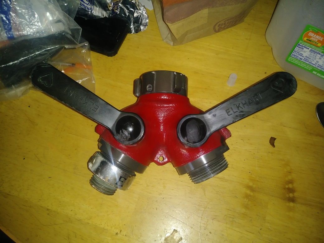 160obo ELKHART BRASS WYE FIRE HOSE BALL VALVE for Sale in Los Angeles