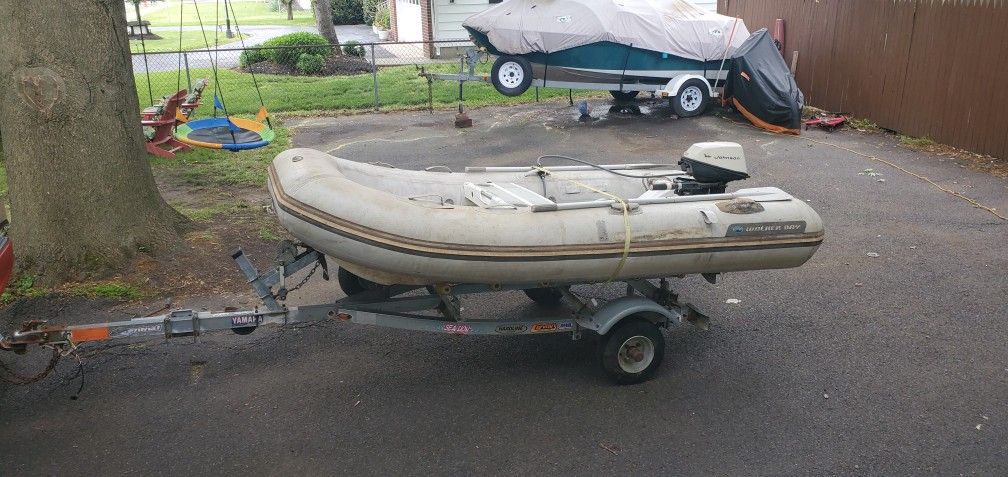06 walker bay Boat .. And Trailer