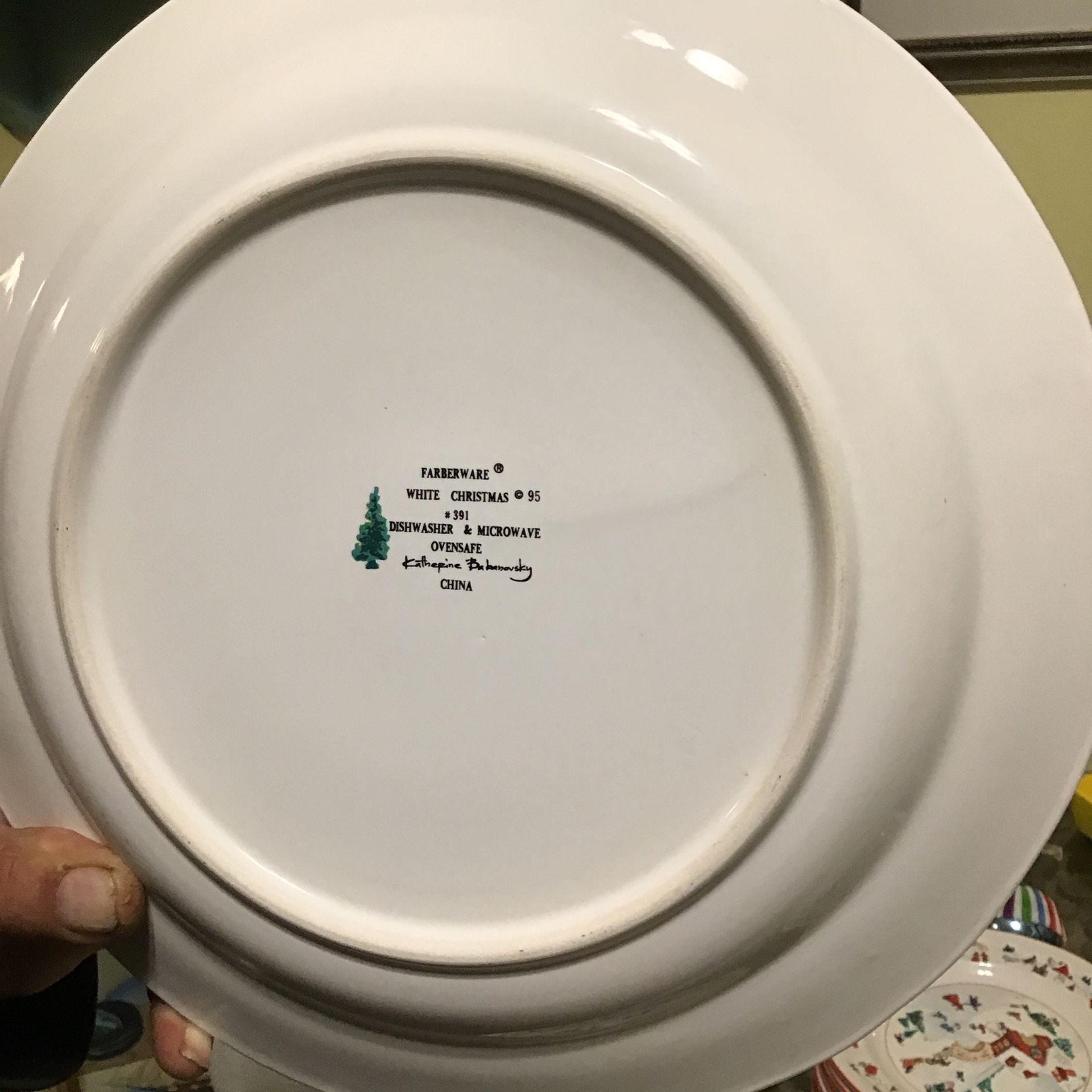 Faber ware white Christmas of 1995