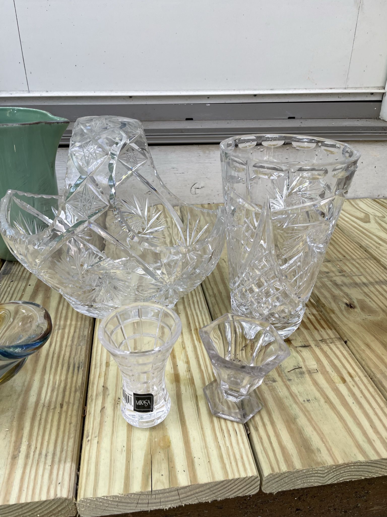 Lot of Quality Glassware, Crystal And Ceramic Ettc