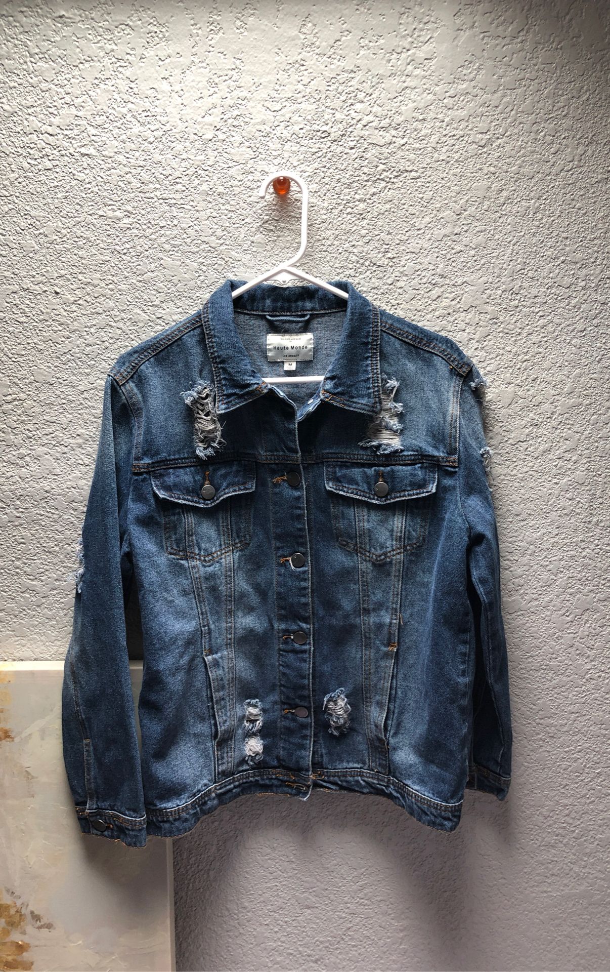 Distressed Denim Jacket