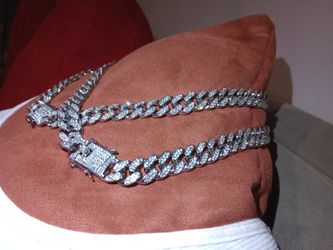 🔥⭐🏆🔥one 18" chain🥶Unisex🥶Real Lab Diamond💎Read on tester☑️ Video proof🎥" Look like money without overspending"👀They sparkle identical to Natur Thumbnail