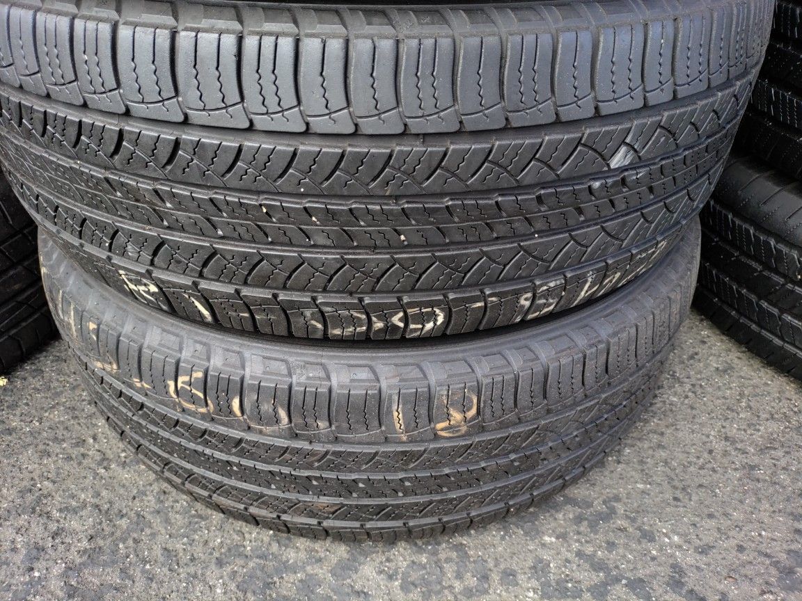 MICHELIN Tire Size 245-60-18 WOWZERS ALL 4 FOR THE PRICE OF 1 ** PRICE INCLUDES INSTALLATION**