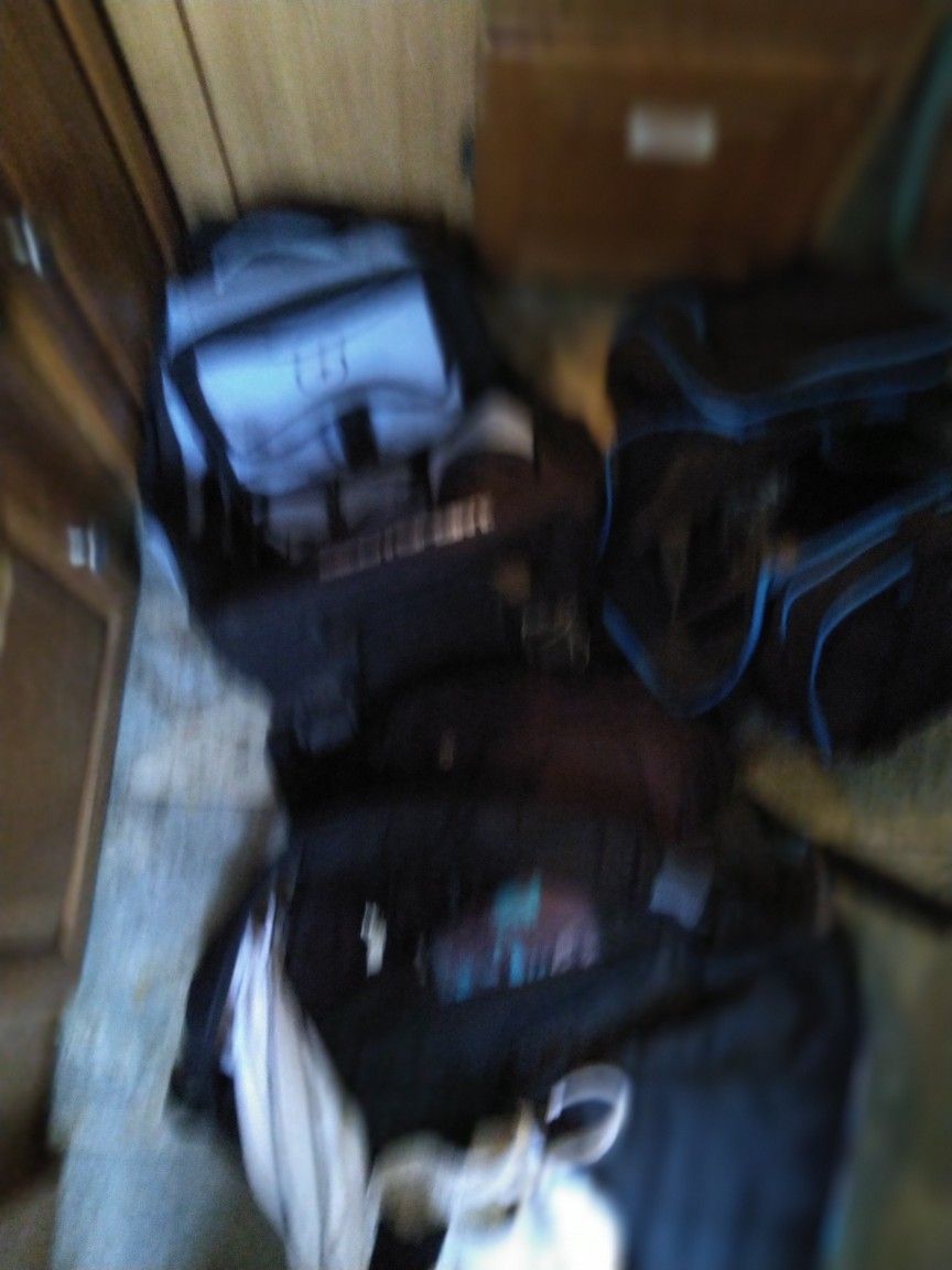 Various Backpacks And Bags