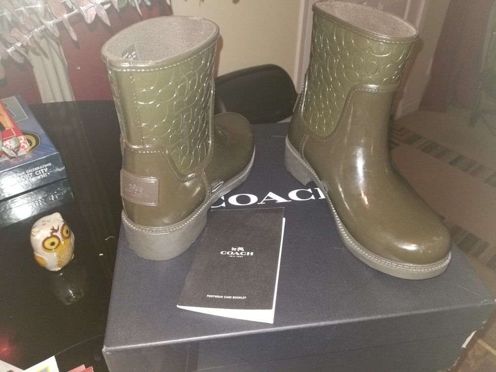 Coach Rain Boots