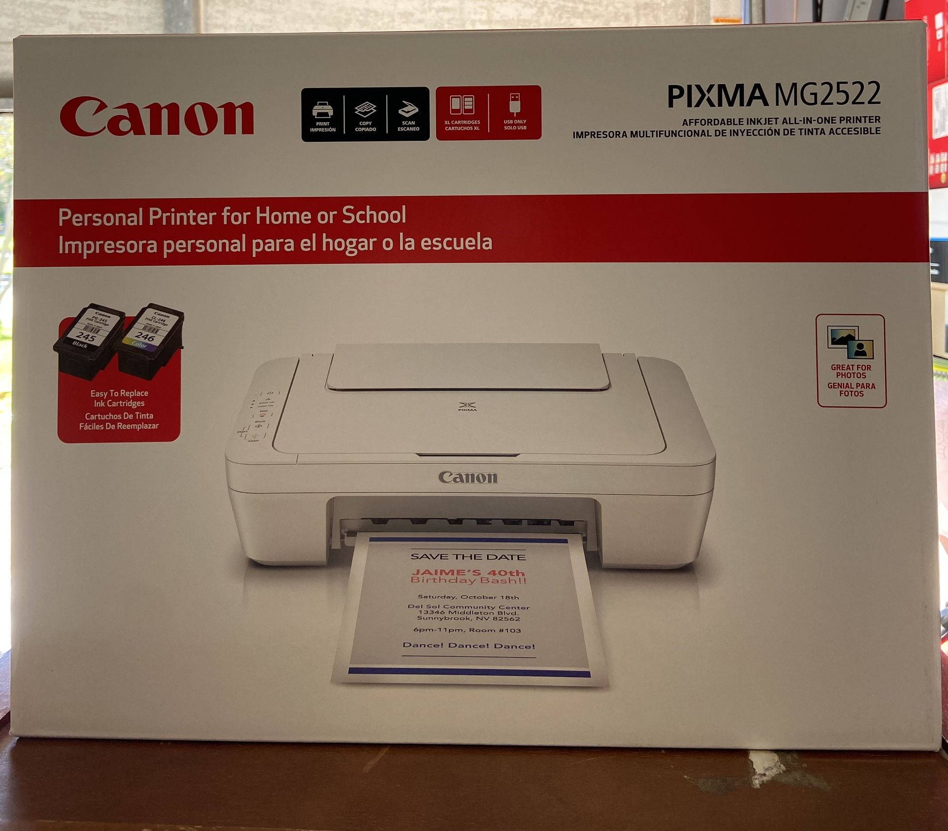 Canon Pixma Mg2522 Wired All In One Color Inkjet Printer For Sale In Houston Tx Offerup 5165