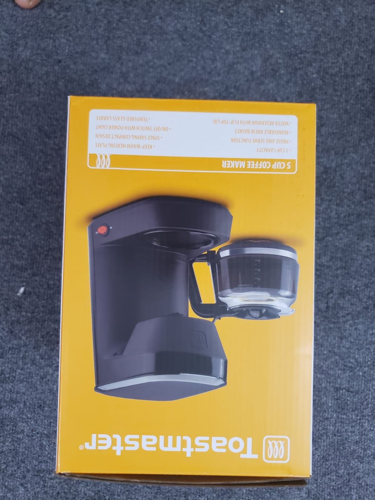 Brand New Toastmaster 5 cup Coffee maker