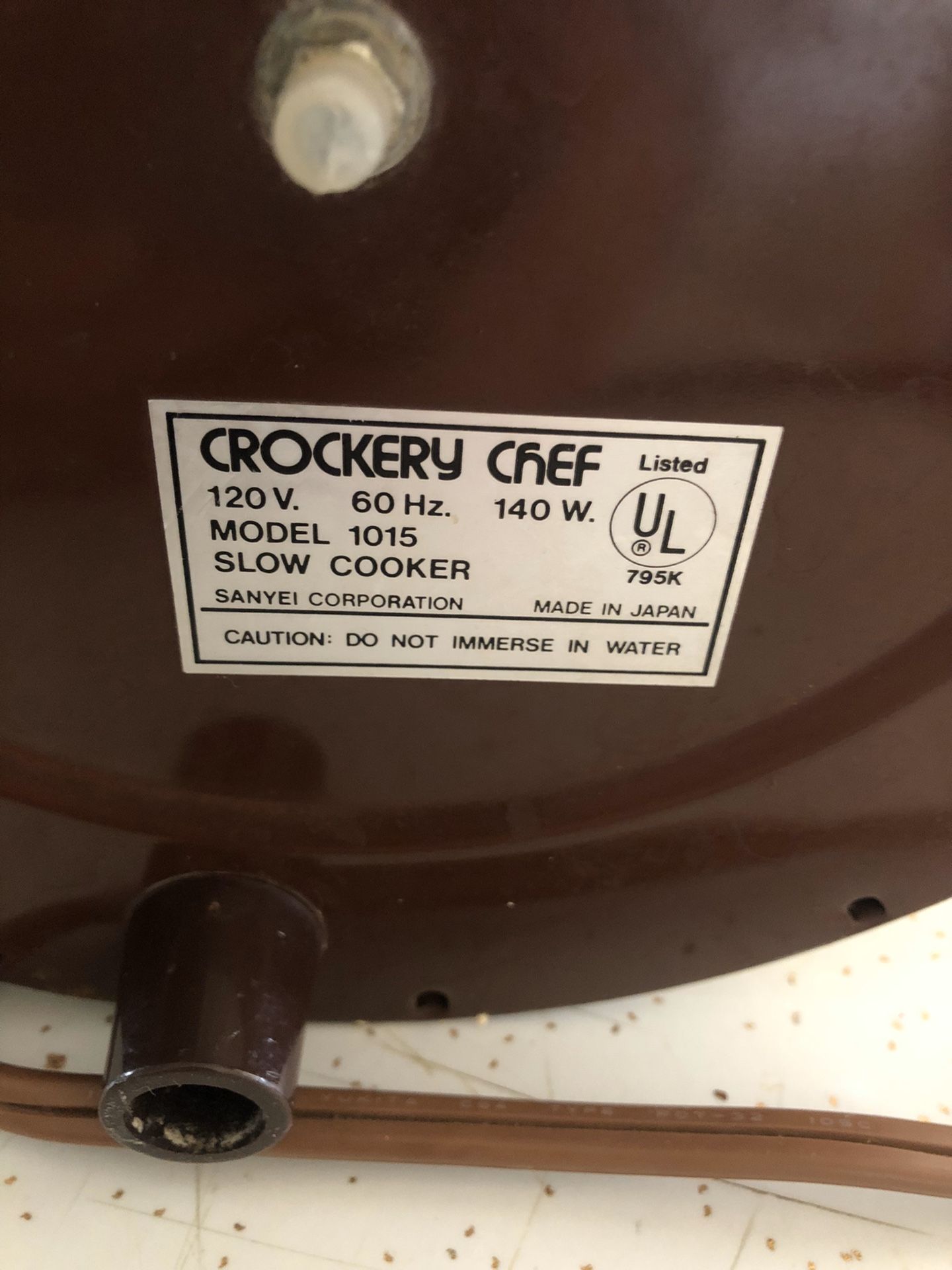 Crockery Chef Electric Slow Cooker Ceramic (3.5 qt)