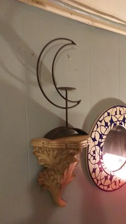 Set of decorative mirrors shelves and candle holder Thumbnail