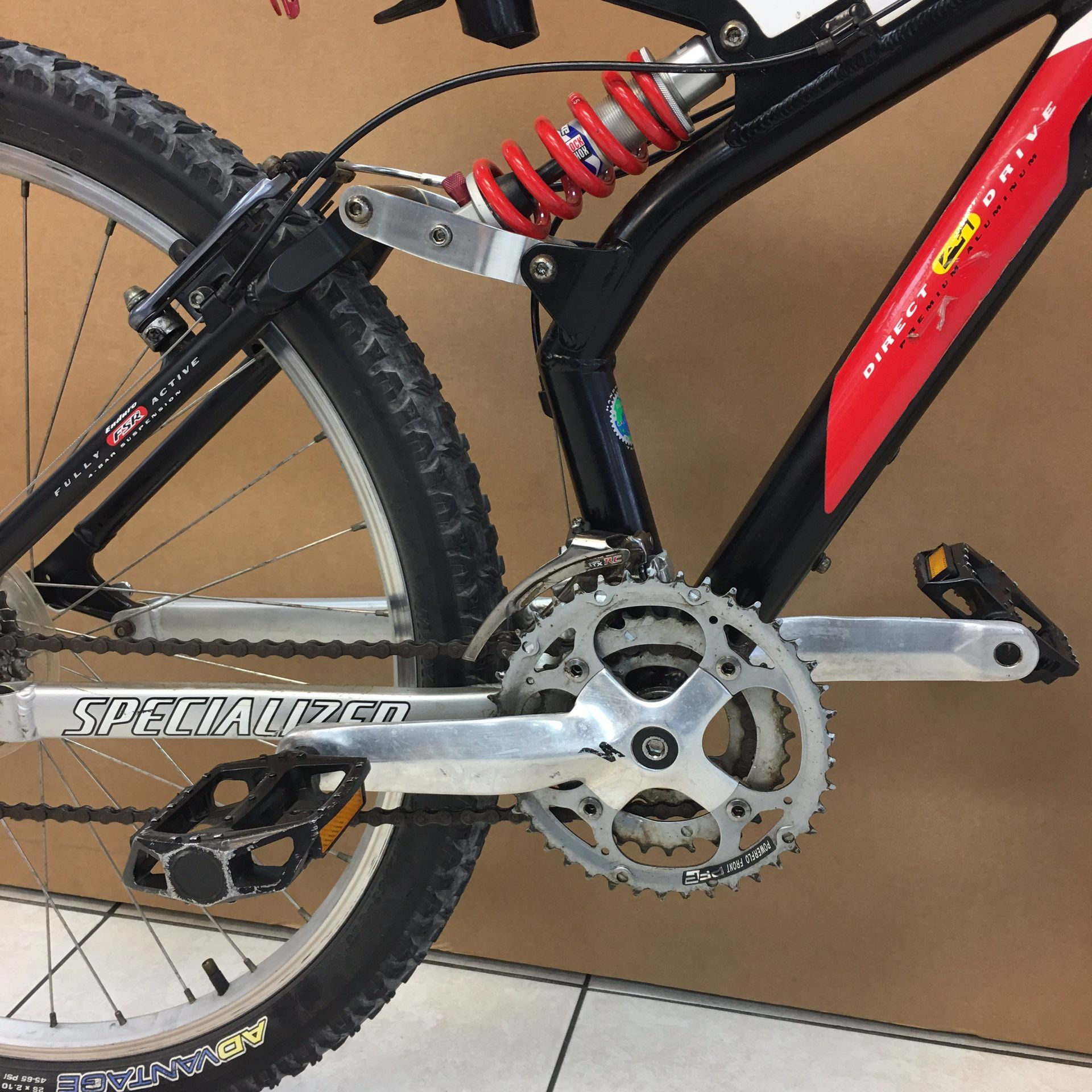 1999 SPECIALIZED FSR COMP RETRO CLASSIC FULL SUSPENSION DOWNHILL / CROSS COUNTRY BIKE