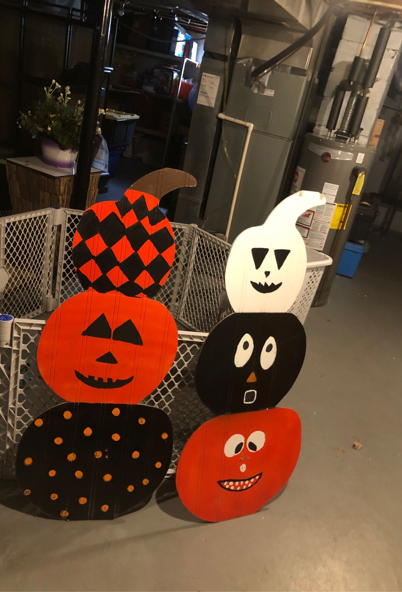 Decorations of Pumpkins and would