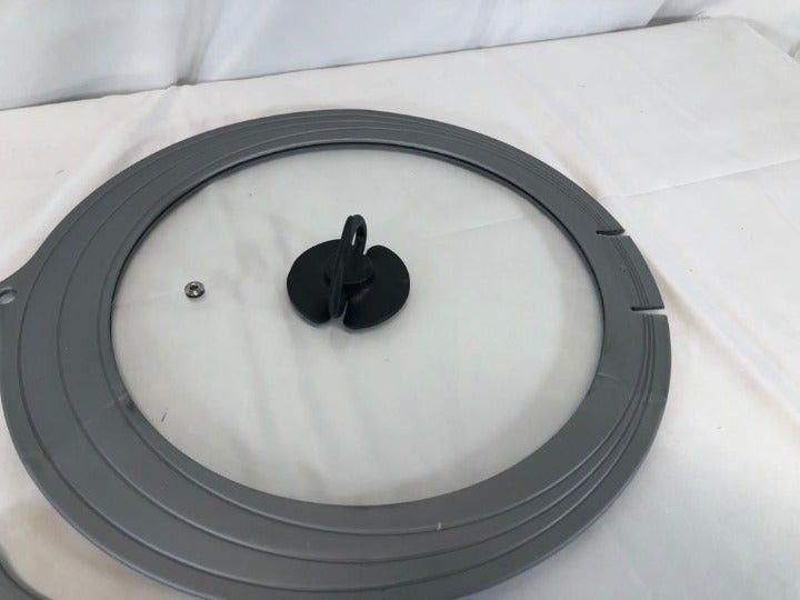 Set of 2 Universal Glass Draining Lids