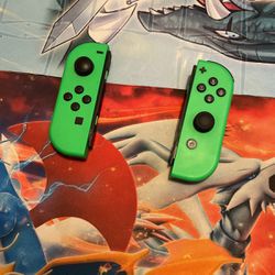 Nintendo switch joycon set ( Neon green) Thumbnail