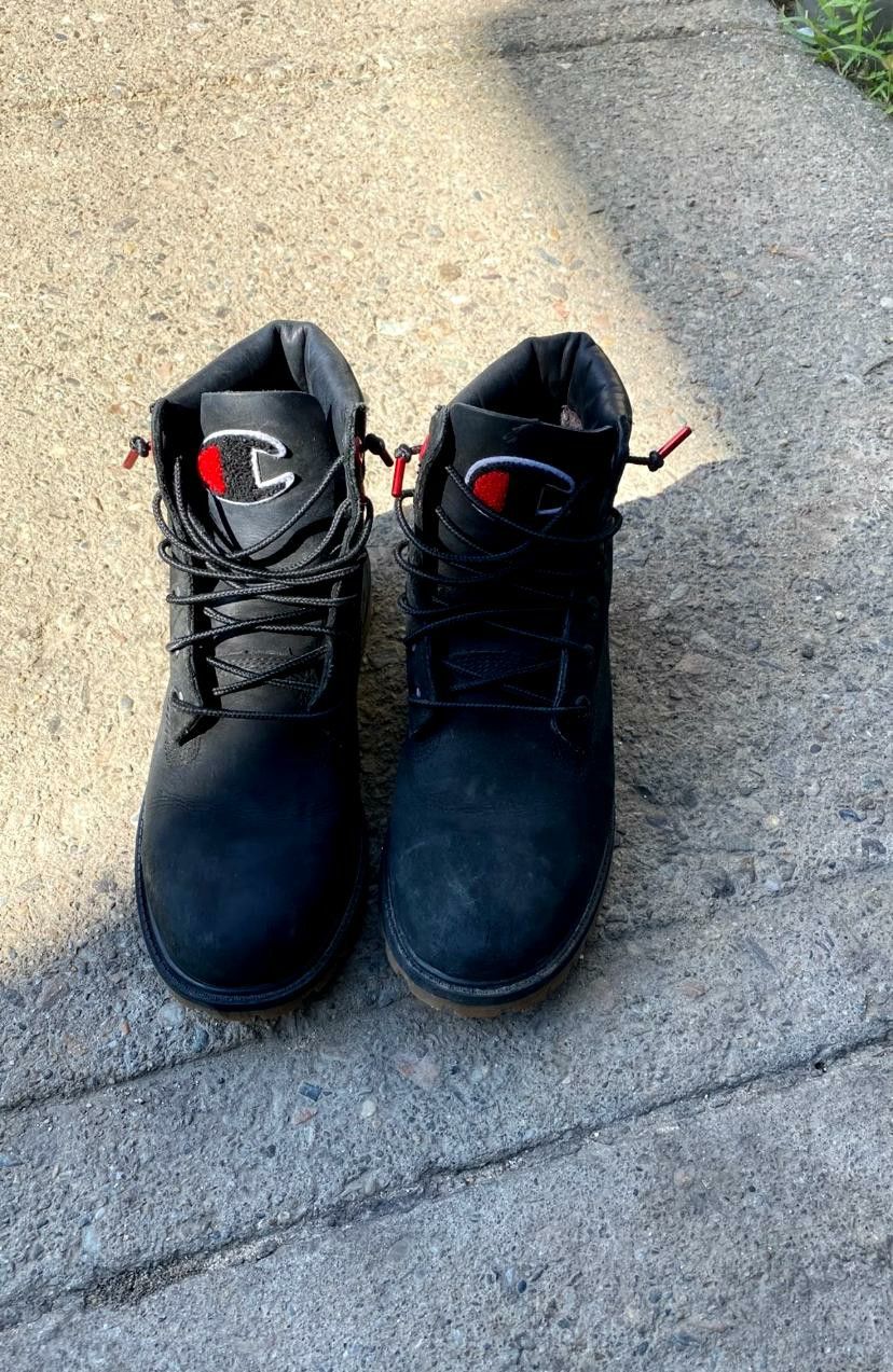 Timberland X Champion Boots size 5.5
