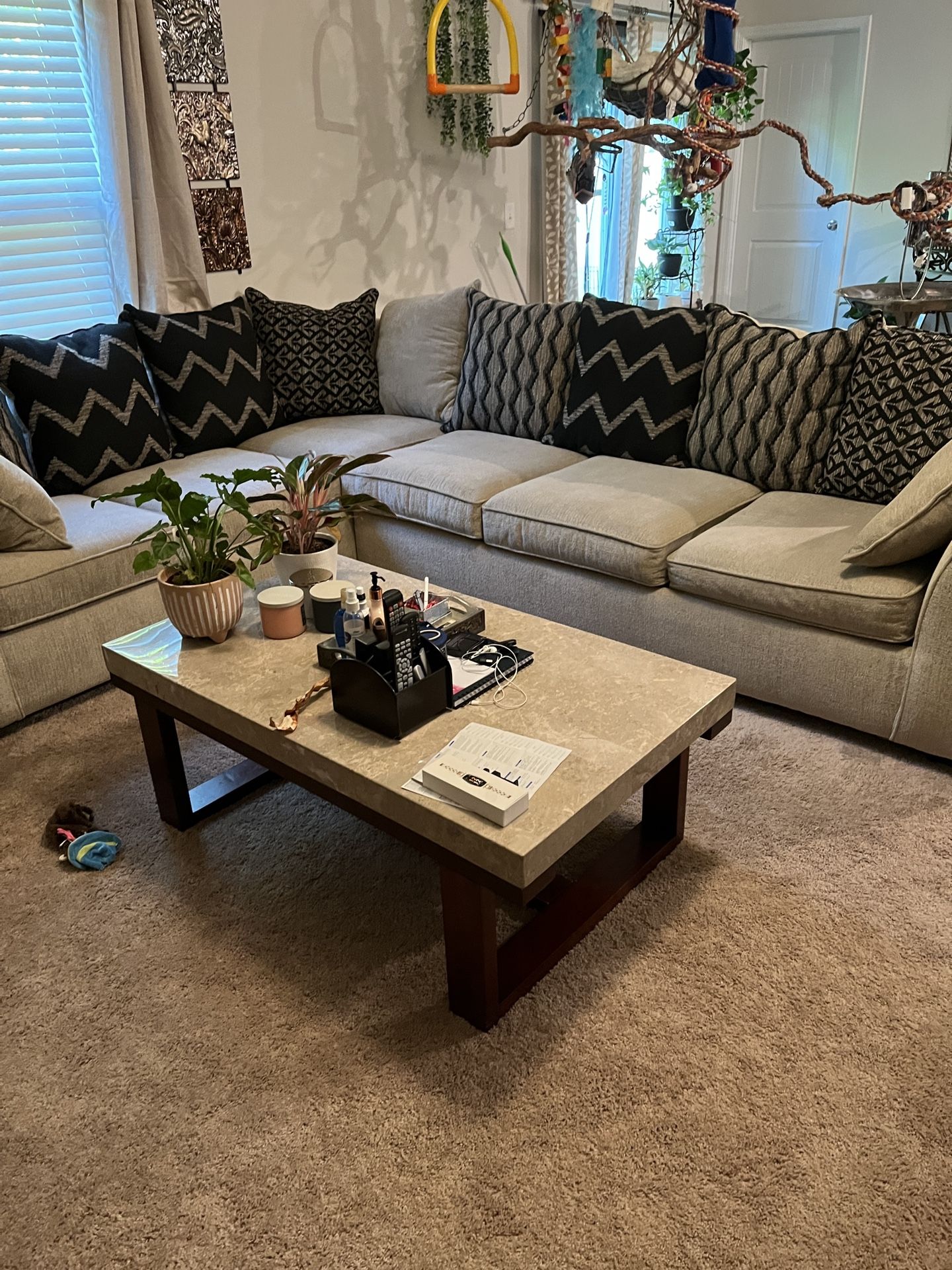 Large Couch And 2 Recliner(manual)