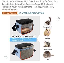 Hamster Carrier Bag New  Thumbnail