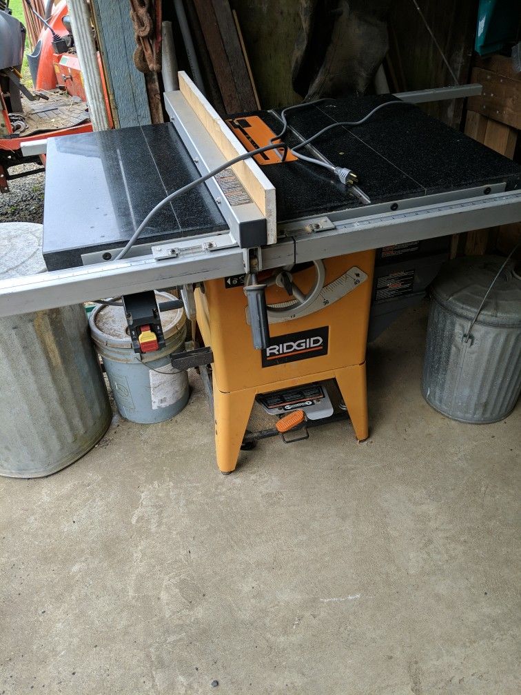 Ridgid R4511 Table Saw for Sale in Montesano, WA OfferUp