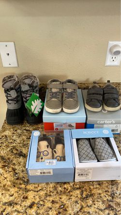 Size 6T toddler boy shoes and boot lot Thumbnail