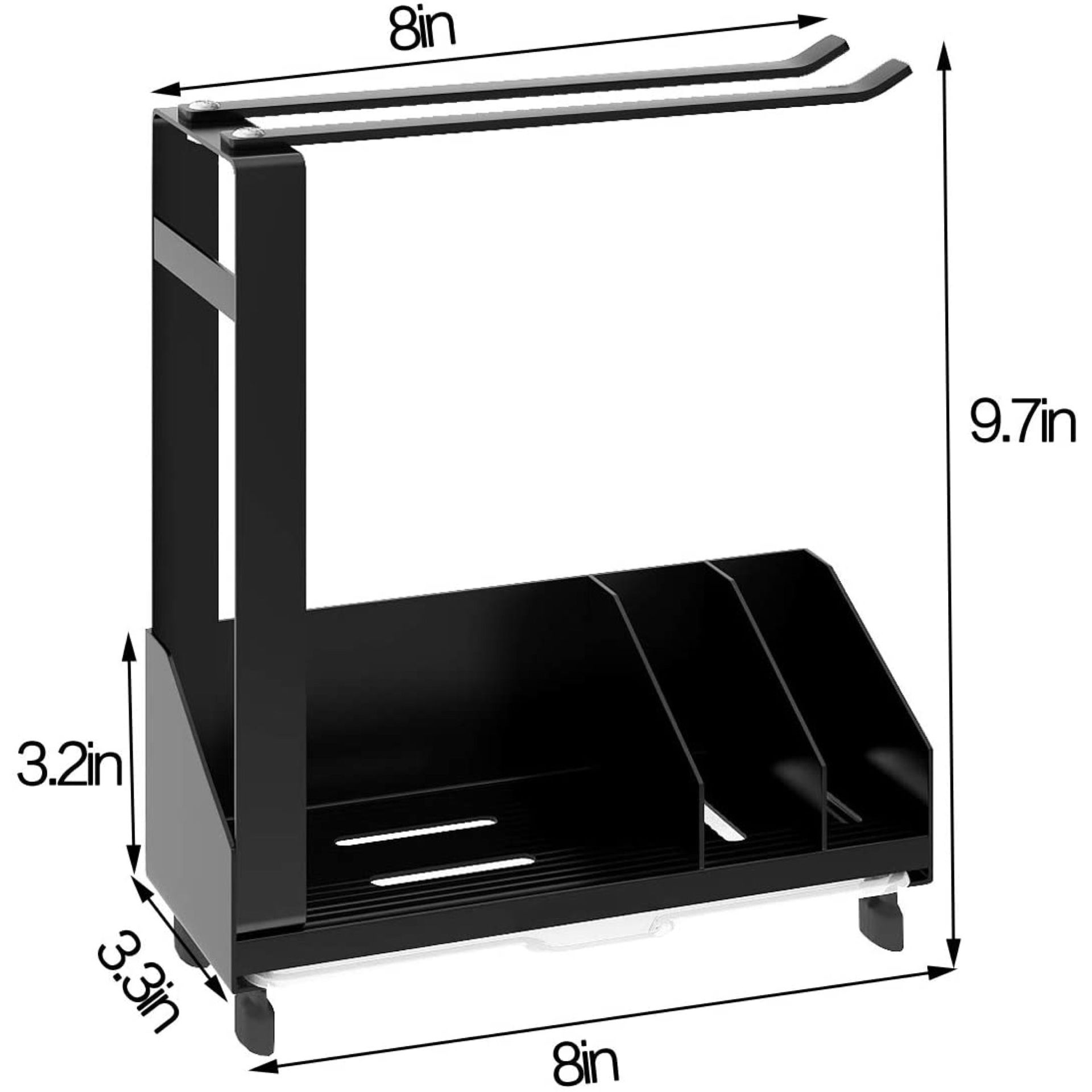 Kitchen Sink Stainless Steel Caddy Sponge Soap Brush Holder Stand Organizer