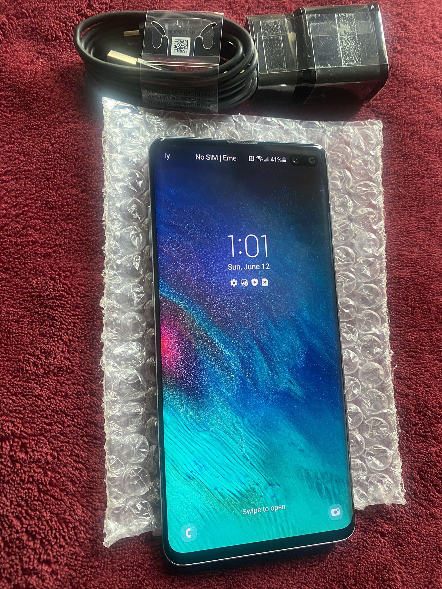 Unlocked Samsung Galaxy S10plus, 128gb