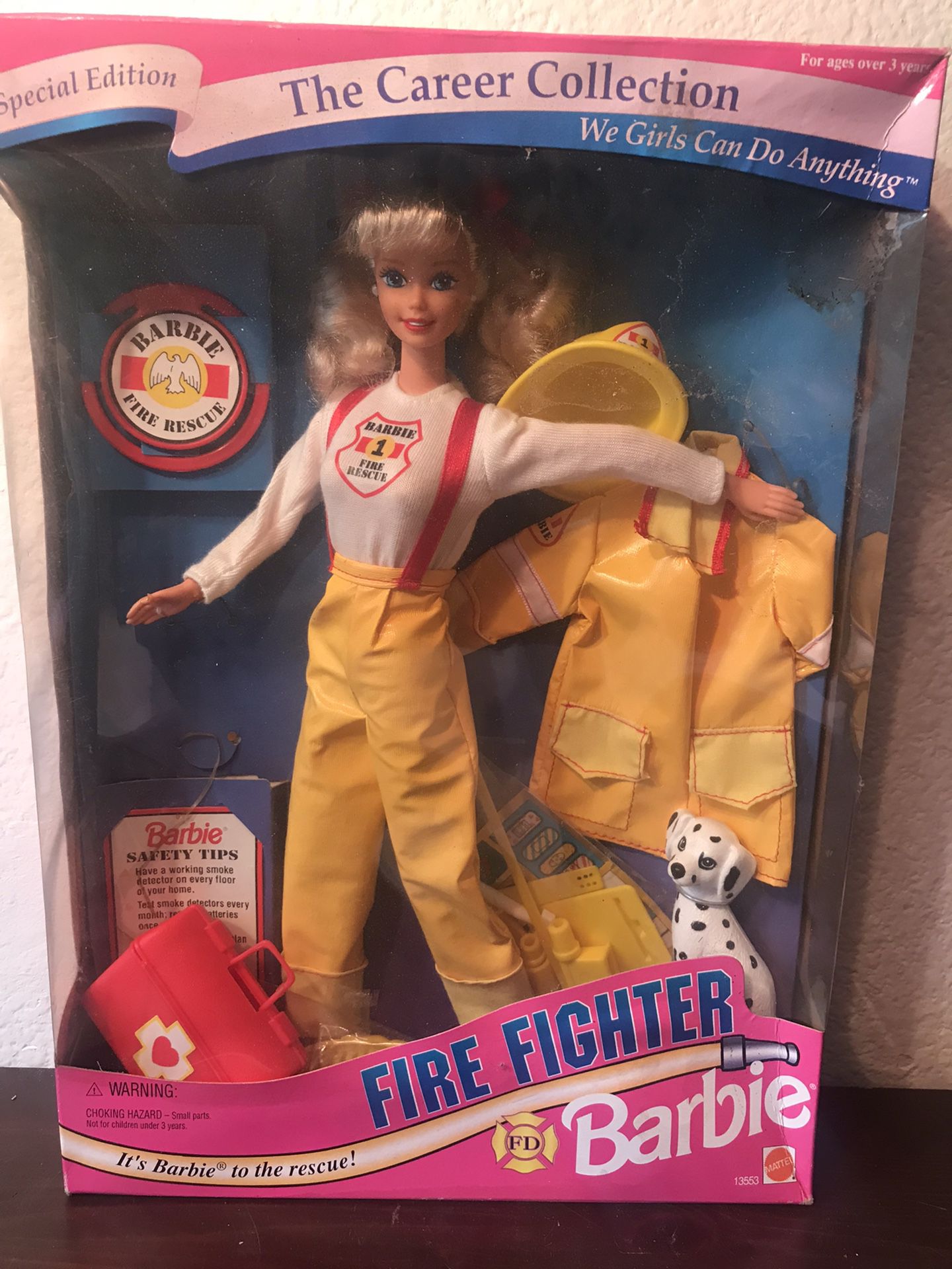 Fire Fighter Barbie Collectible Doll