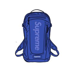 Supreme Backpack Royal Blue Ss21 Thumbnail