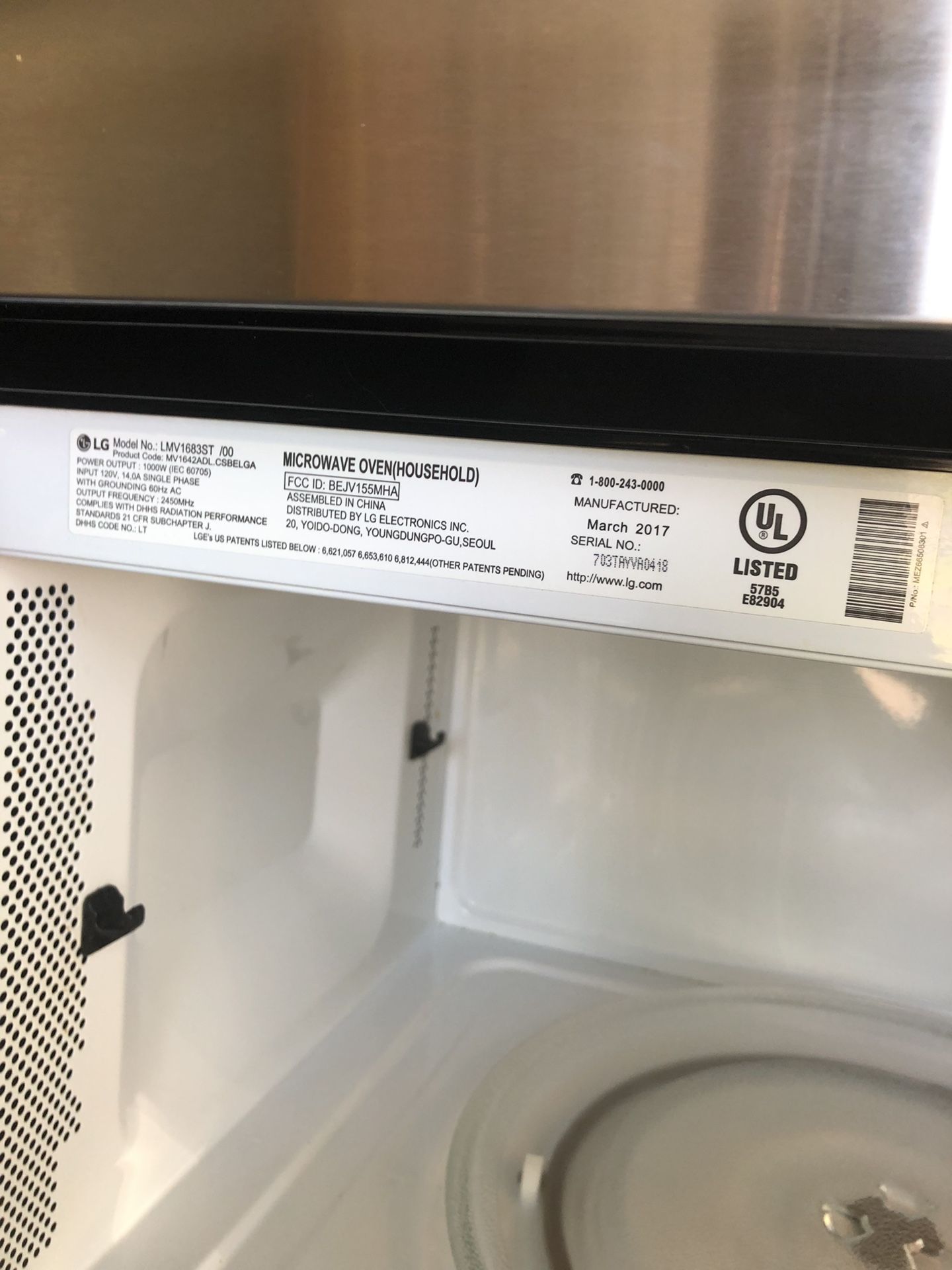 LG Microwave PRICE DROP