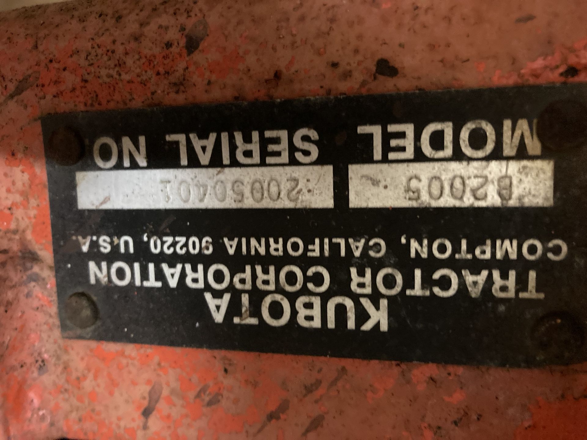 Kubota Tractor Grader