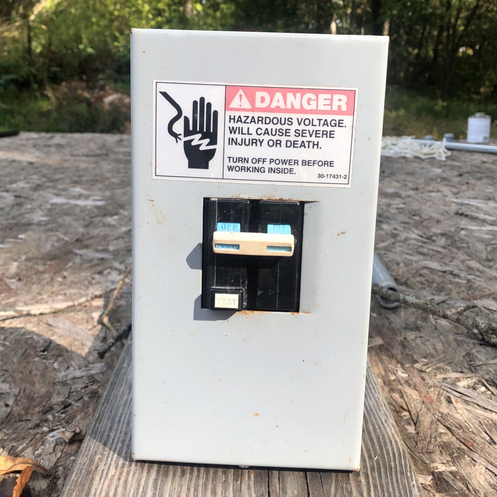 50 Amp Spa Panel & Breaker