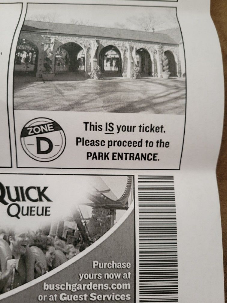 Busch Gardens Tickets