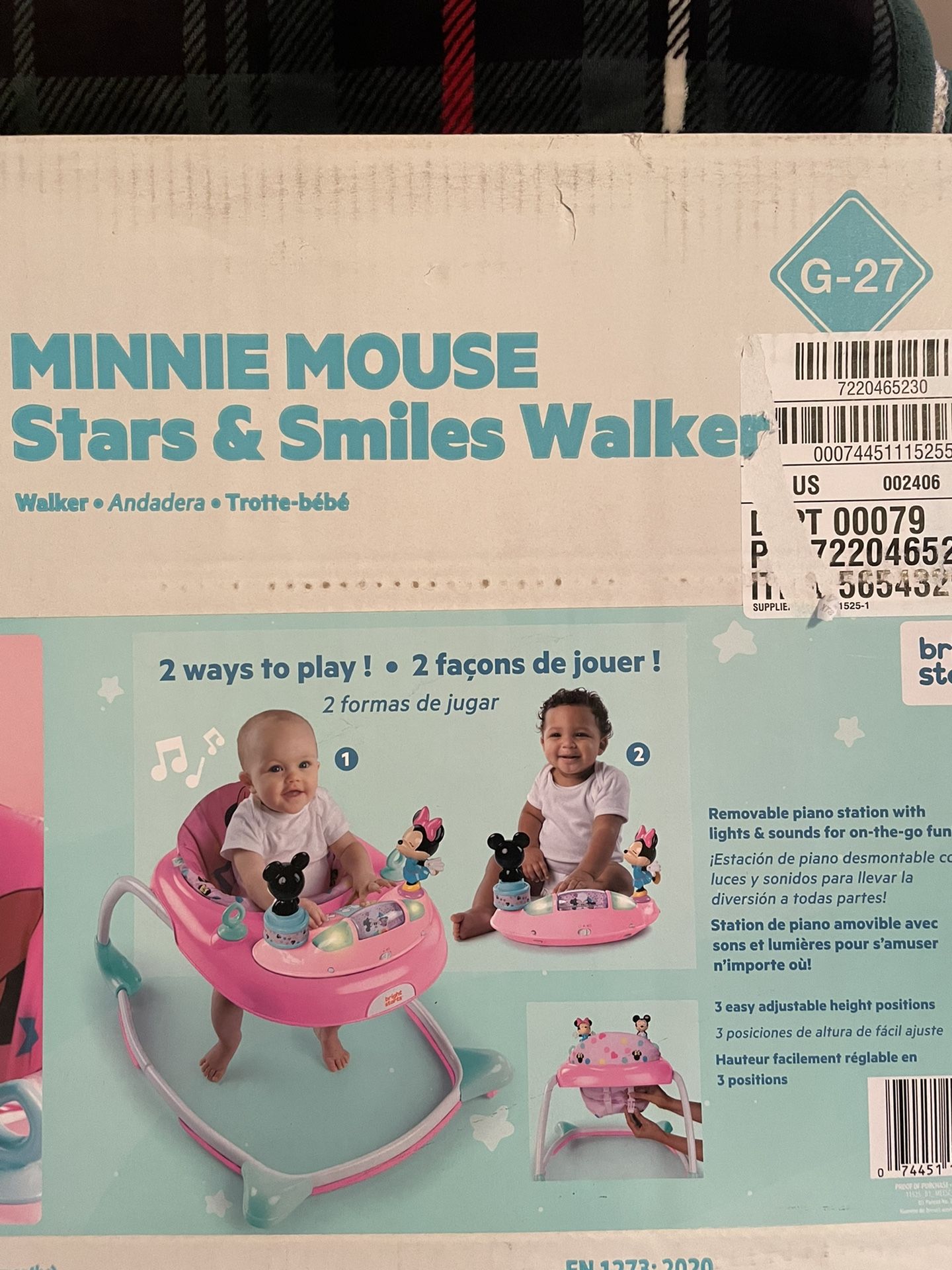 Minnie Mouse Stars N Smiles Walker