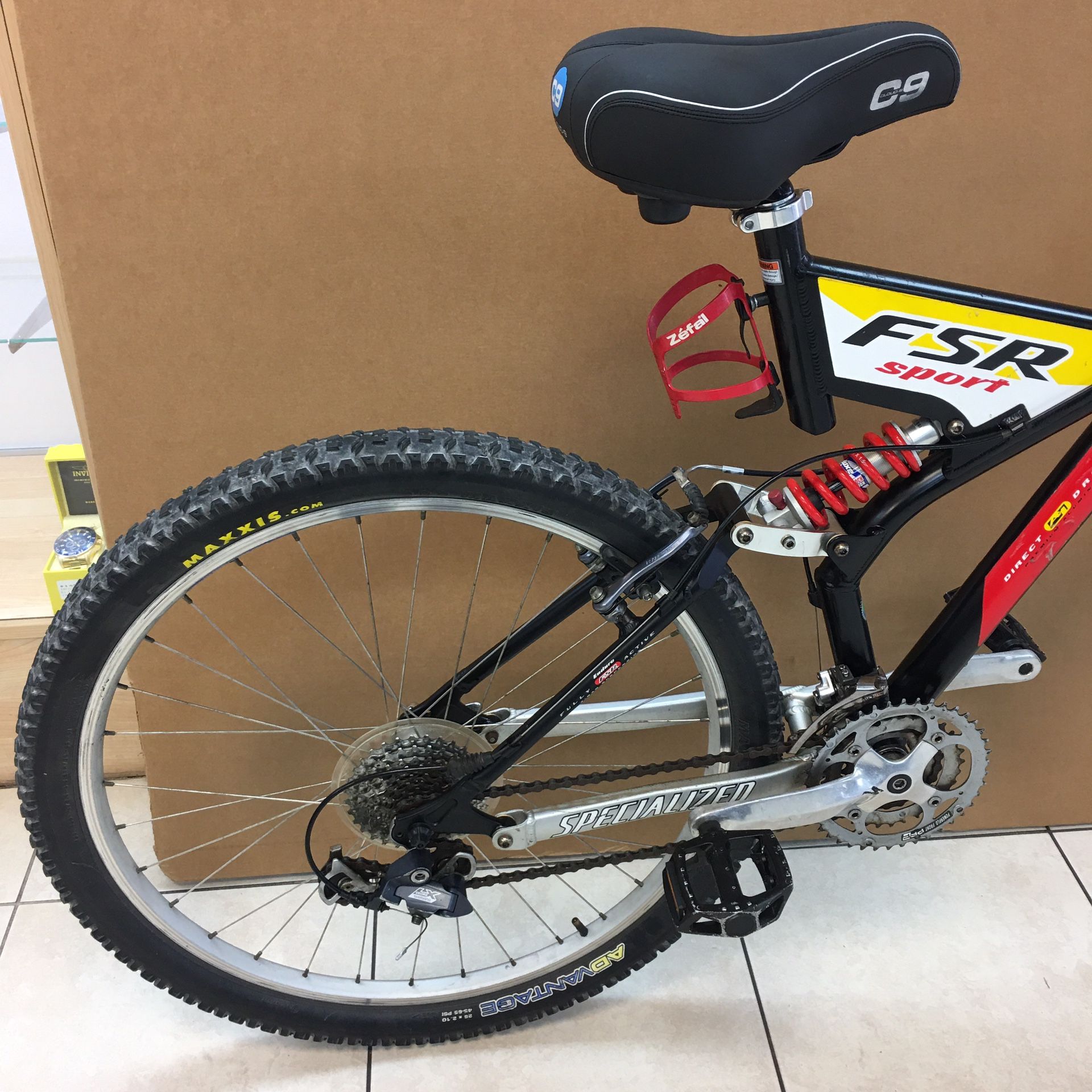 1999 SPECIALIZED FSR COMP RETRO CLASSIC FULL SUSPENSION DOWNHILL / CROSS COUNTRY BIKE