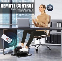 ANCHEER Under Desk Electric Mini Elliptical Machine, Remote Control Portable J1043 Thumbnail