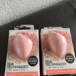 Makeup Tools ( Real Techniques Beauty Blender^2, Sephora Makeup Brush^2) With Free Gift Thumbnail