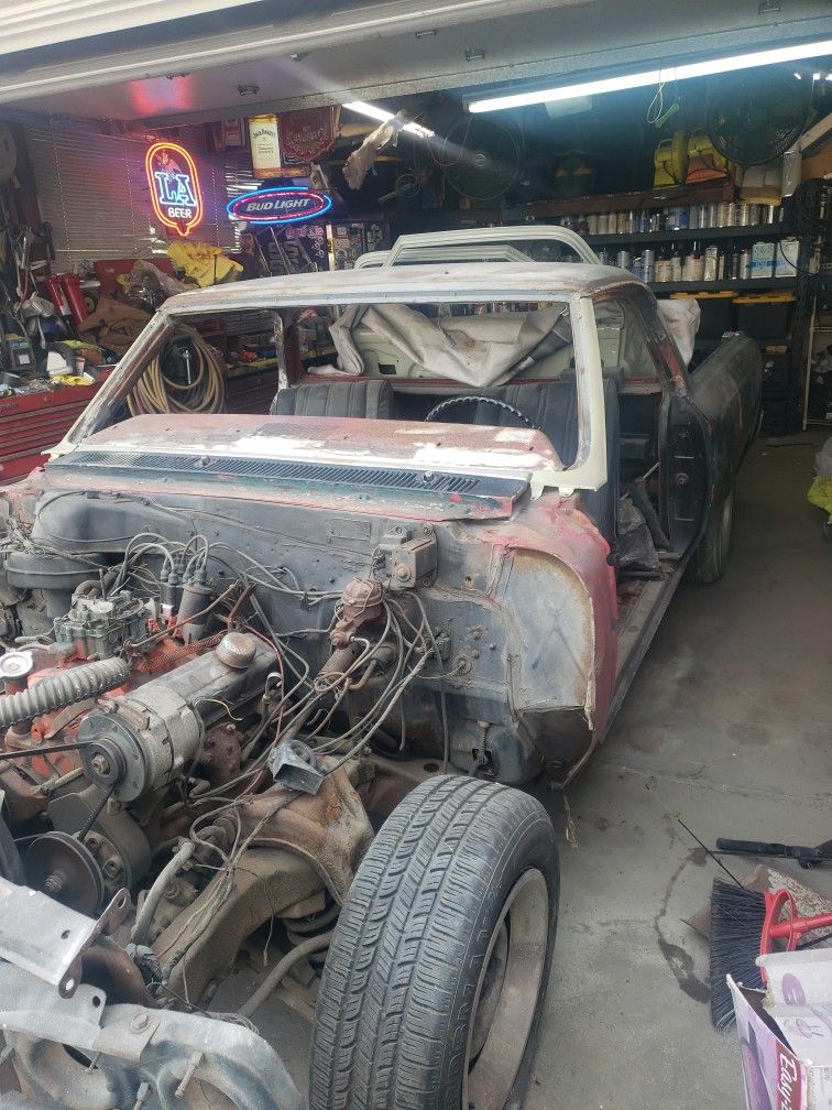 1966 Chevy El Camino 327 4spd Project Bucket Seat