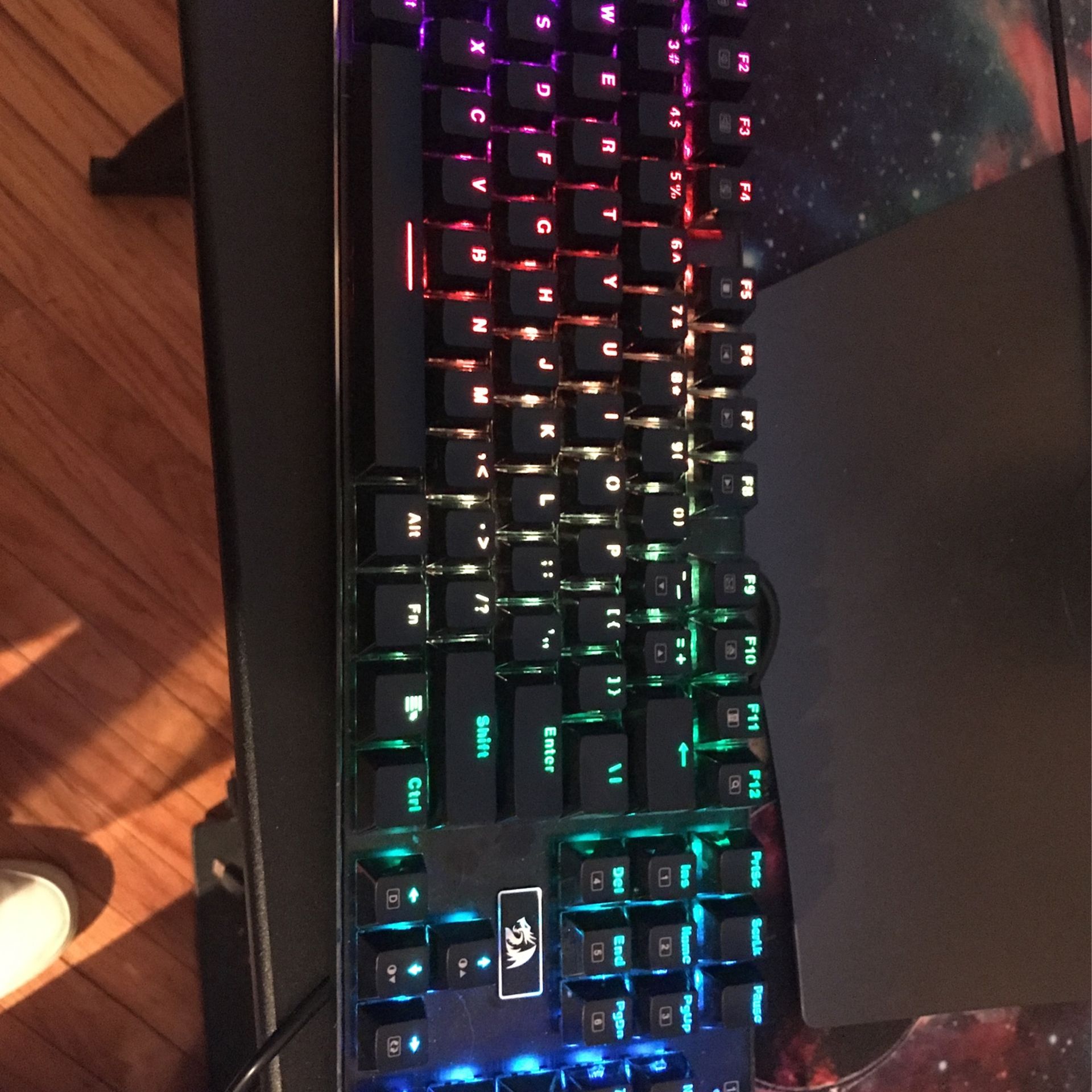 Dell 4K Curved Gaming Monitor And Keyboard