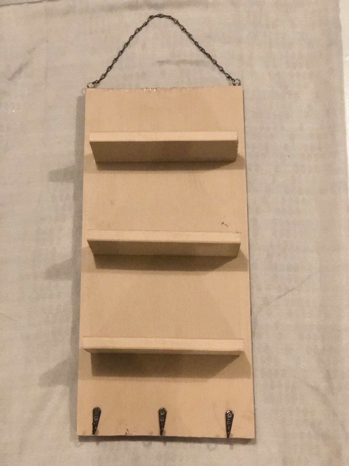Handmade wooden shelf