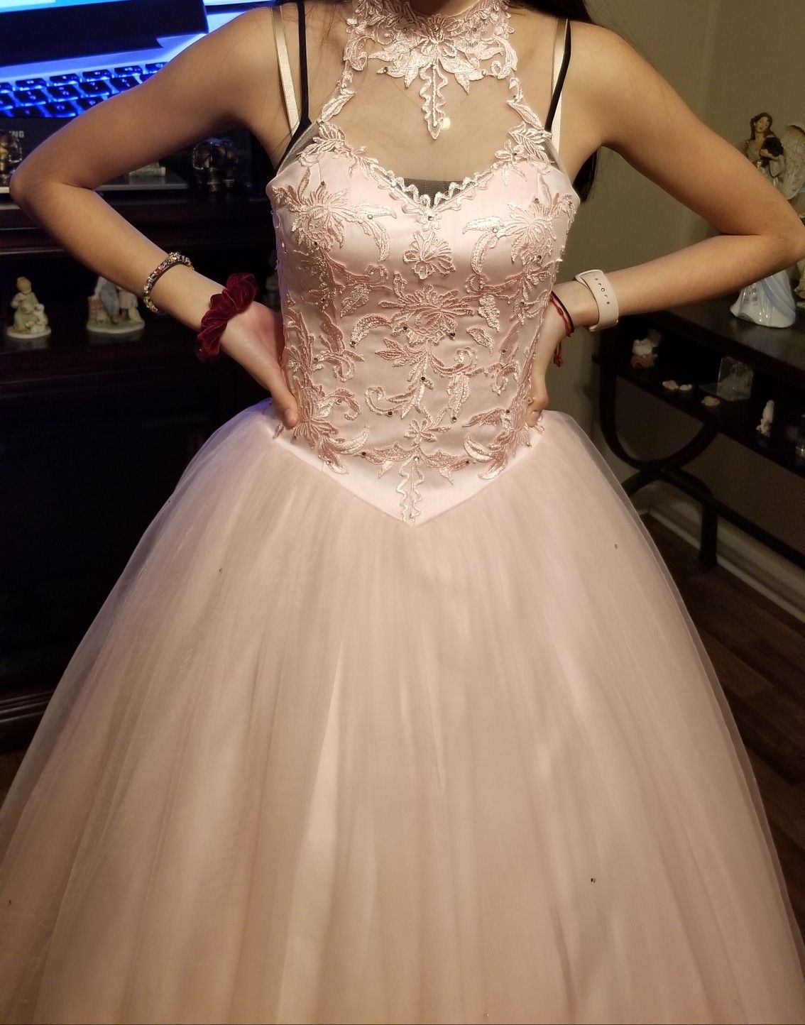 Quinciañera dress new pink