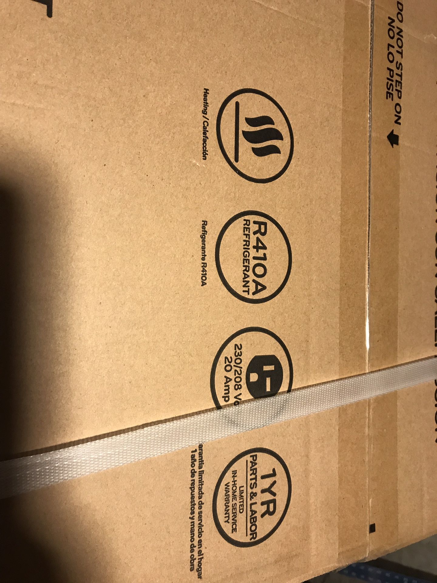 LG window air conditioner plus heating unit