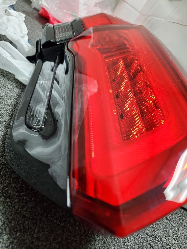 2014+ FULL LED Tail Lights Jeep Grand Cherokee Wk2, Black Trkm